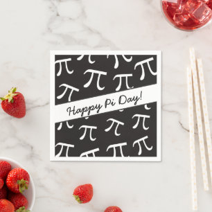 Massor av Pi - Matematik - Glad Pi-dagen Pappersse Pappersservett
