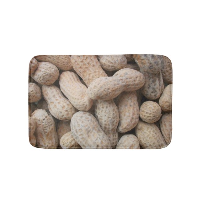 Massor av saltade, rostade jordnötter i Snäckan Badrumsmatta (Framsidan)