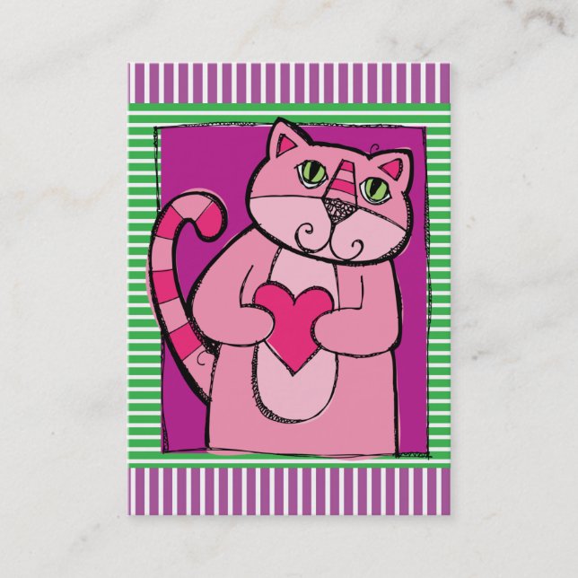 Massor Valentine på Affärskort - SRF Visitkort (Framsida)