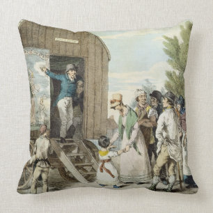 Mässorna: Showen, c.1821 (färglitho) Kudde
