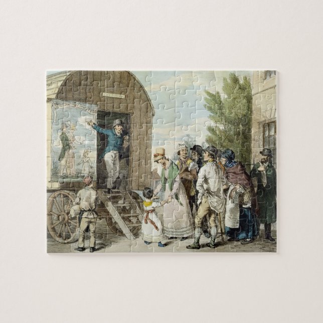 Mässorna: Showen, c.1821 (färglitho) Pussel (Horisontell)