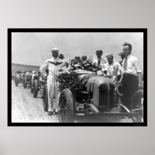 Mästare 1925 för Auto tävla Poster