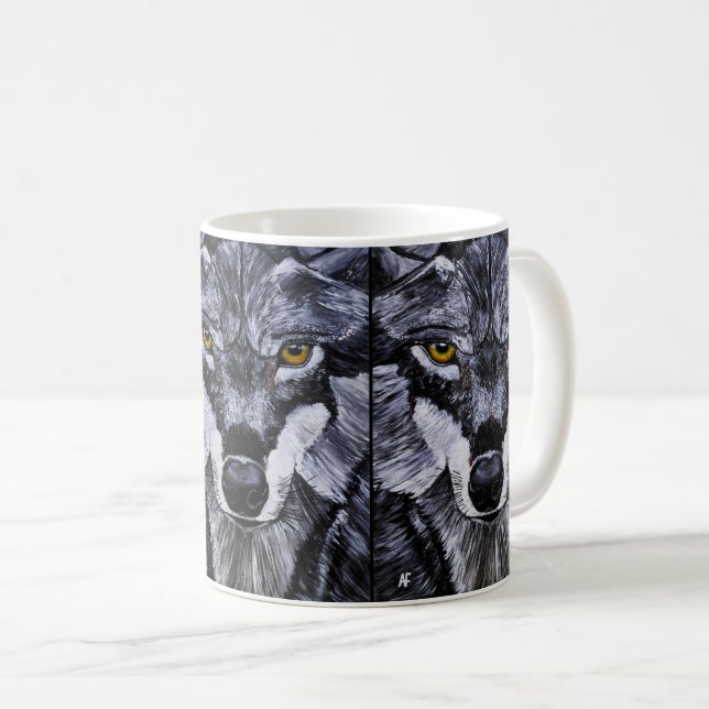 Mästare av det vilda Målning av Alfred Fox Kaffemugg (Framsida höger)