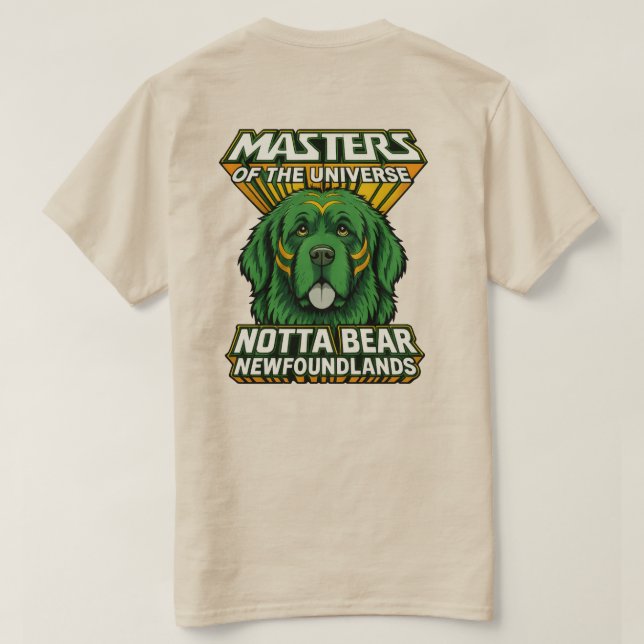 Mästare av Newfiversum T Shirt (Design baksida)