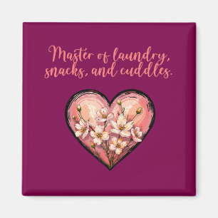 Mästare Av Tvätt Snacks Kramar Rolig Mamma Magnet