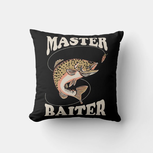 Mästare Baiter Fiske Kudde (Framsida)