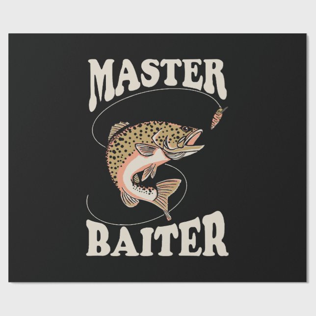 Mästare Baiter Fiske Presentpapper (Platt)