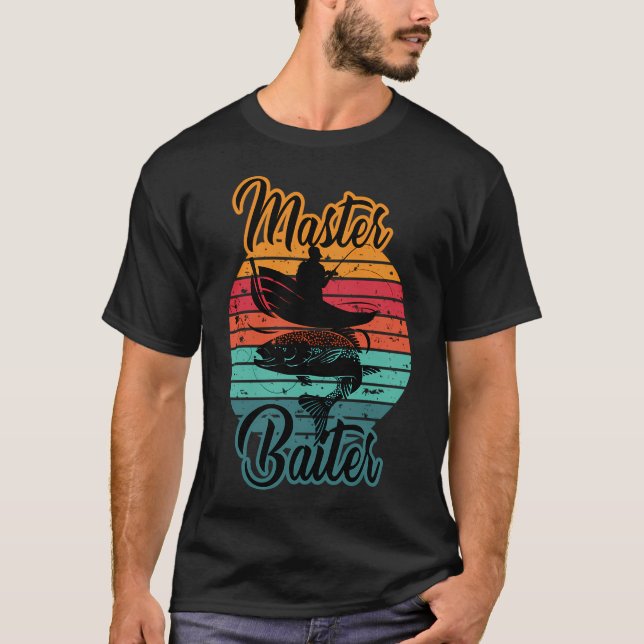 Mästare Baiter Roligt Fiske T Shirt (Framsida)