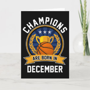 Mästare Föds I December Sketll Födelsedags Gif Kort