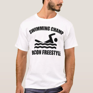 Mästare för baconfristilsimning t shirt