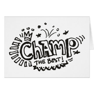 Mästare Hälsningskort