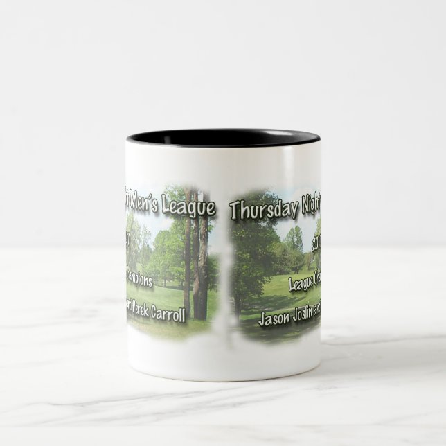 Mästare Jason för TNML 2011 Två-Tonad Mugg (Center)