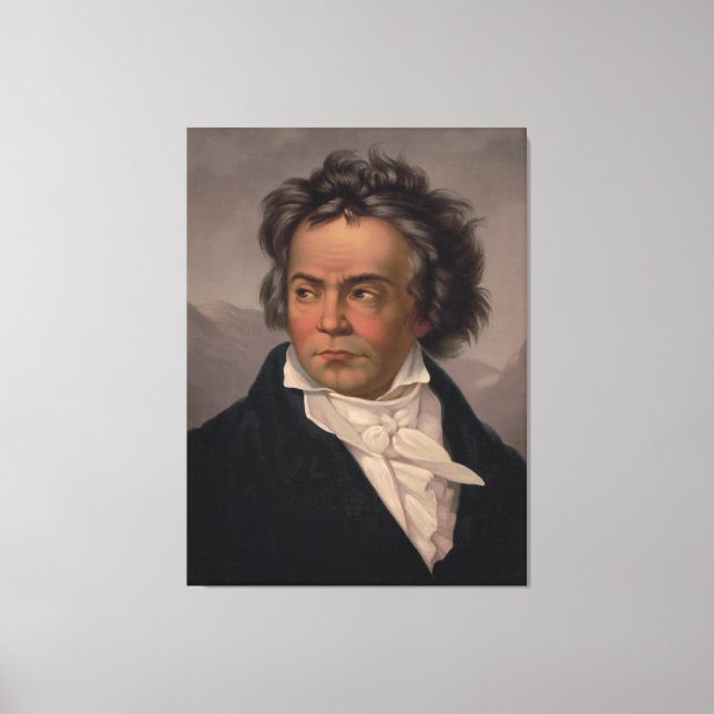 Mästare Ludwig Beethoven Symfoni Musik Kompositör Canvastryck (Framsida)