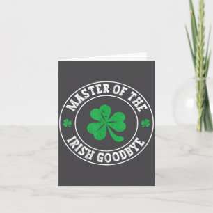 Mästare på det irländska avskedet St. Patrick's Da Kort