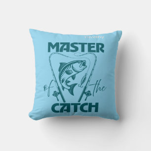 Mästare På Fångsten Anpassad SVG Grafisk T-Shirt Kudde