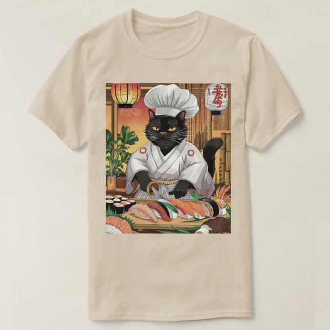 Mästare på japansk matlagning t shirt (Design framsida)
