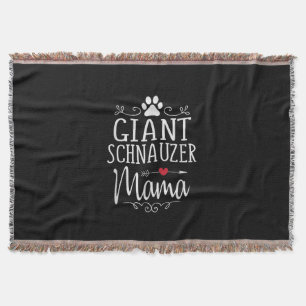 Mästare schnauzer mamma - roligt schnauzer älskare filt