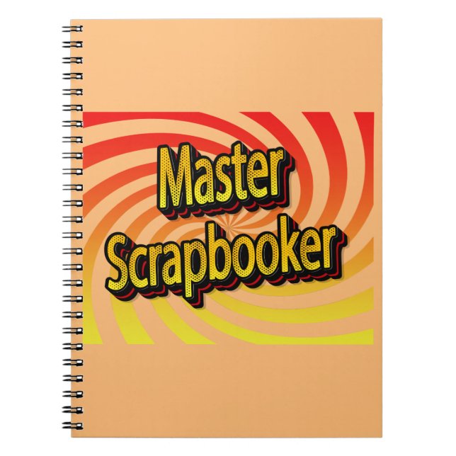 “Mästare Scrapbooker” Anteckningsbok (Framsidan)