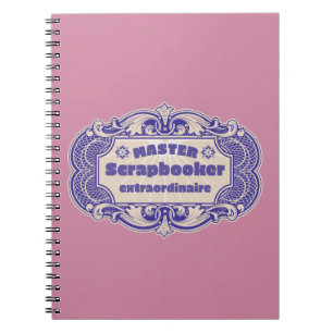“Mästare Scrapbooker Extraordinaire” Anteckningsbok