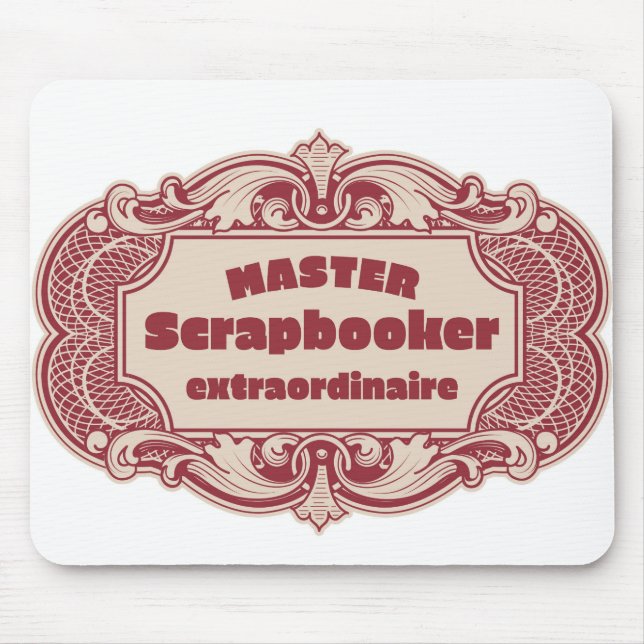 Mästare Scrapbooker Extraordinaire Musmatta (Framsidan)