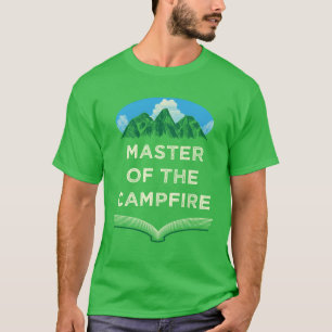 Mästare vid lägerelden Campingpappa Camper Daddy F T Shirt