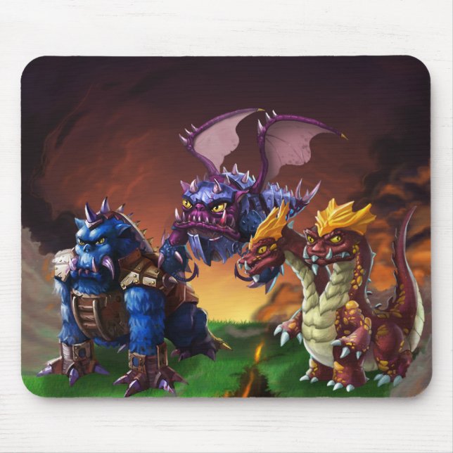 Mästaremonster Mousepad Musmatta (Framsidan)