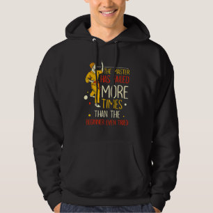 Mästaren har misslyckats fler gånger än nybörjaren hoodie