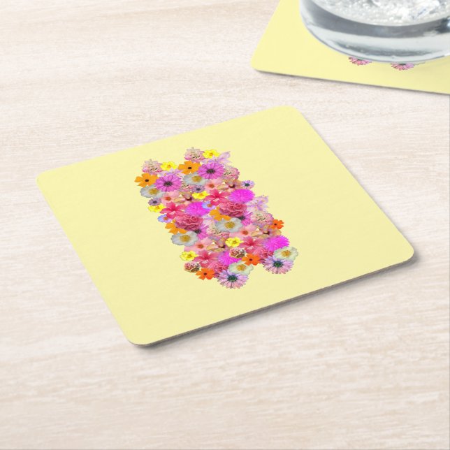 Mästarens bukett  underlägg papper kvadrat (Vinklad)