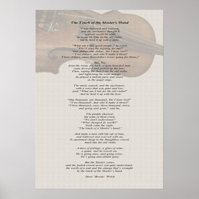 Mästarens handtag poster (Framsidan)