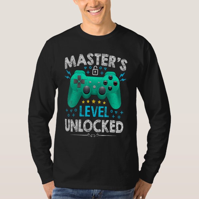 Mästarens olåsta spelare första skoldagen t shirt (Framsida)