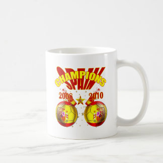 MästareSpanien Europa värld 2008 2010 Kaffemugg