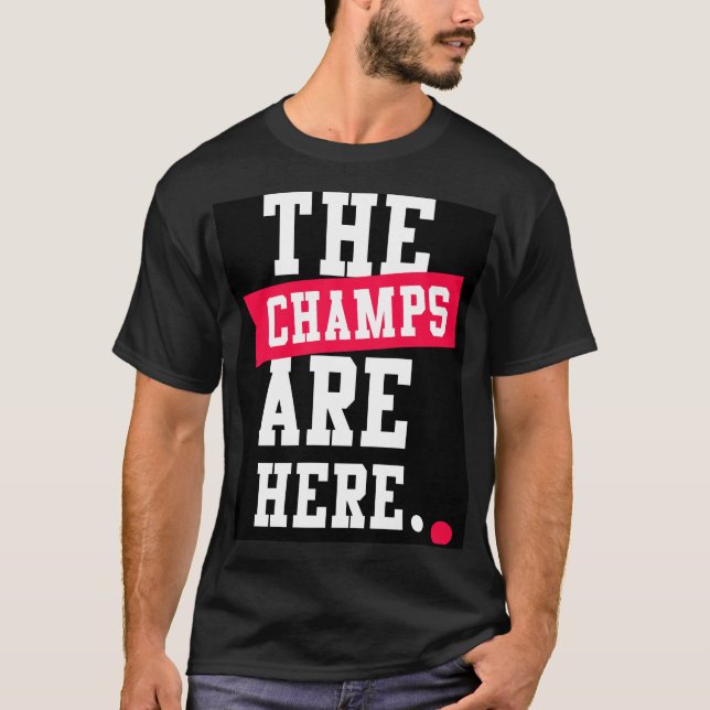 Mästarna är här t shirt (Framsida)