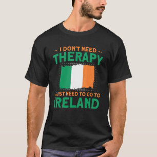 Måste åka till Irland Flagga Roots Ireland T Shirt