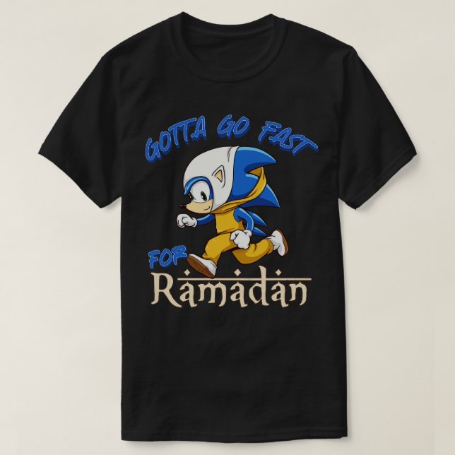 Måste gå fort för Ramadan T Shirt (Design framsida)