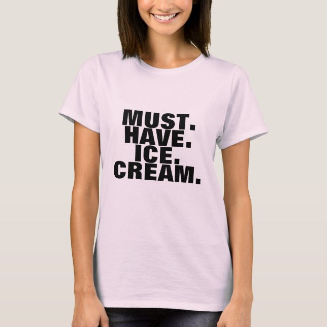 Måste ha glasst-skjortan t-shirt (Framsida)
