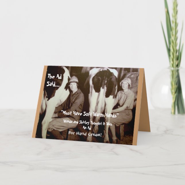 Måste ha mjukt varm Händer Kort (Framsida)