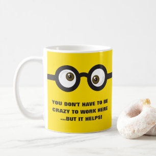 "Måste inte att vara galet att fungera…", googl Kaffemugg