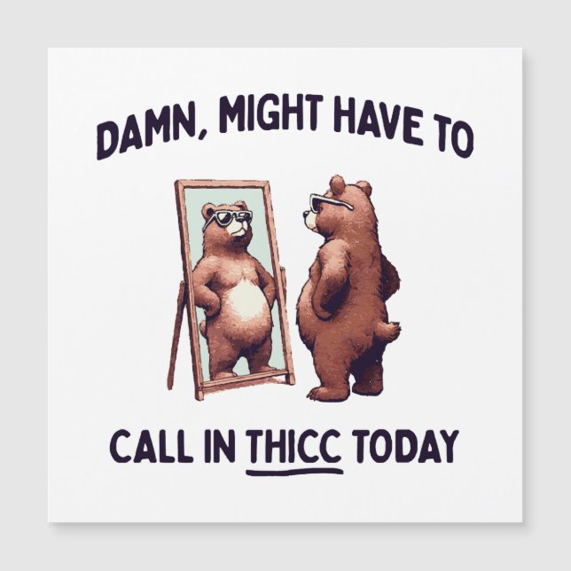 Måste kanske ringa in Thicc idag (Framsida)