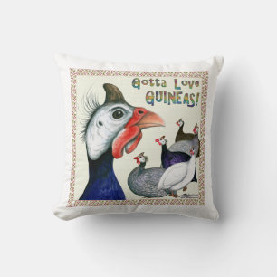 Måste Kärlek Guineas! Kudde