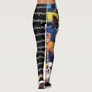 Måste Kärlek Hundar Leggings