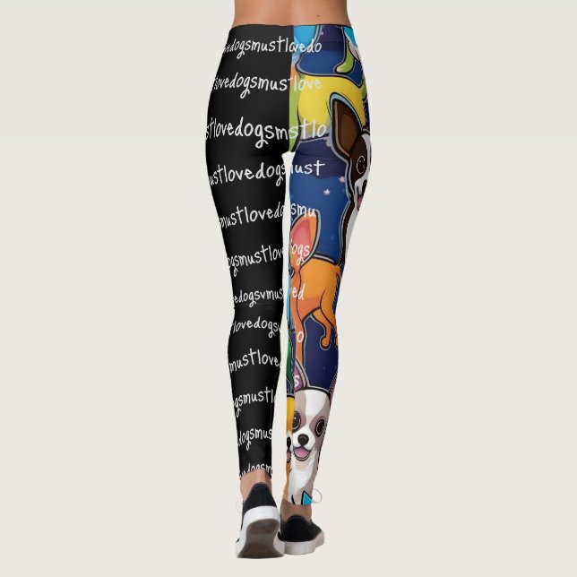 Måste Kärlek Hundar Leggings (Baksida)
