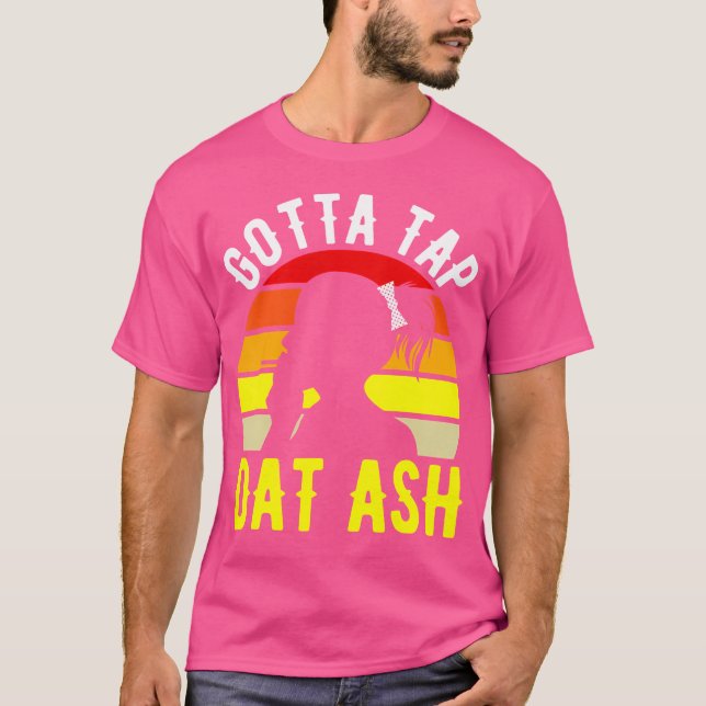 Måste knacka den askiga cigarren t shirt (Framsida)