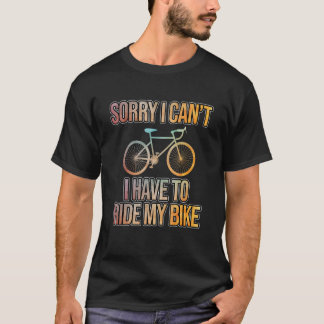 Måste rida cykelcykelns cykelcykel Riding G T Shirt