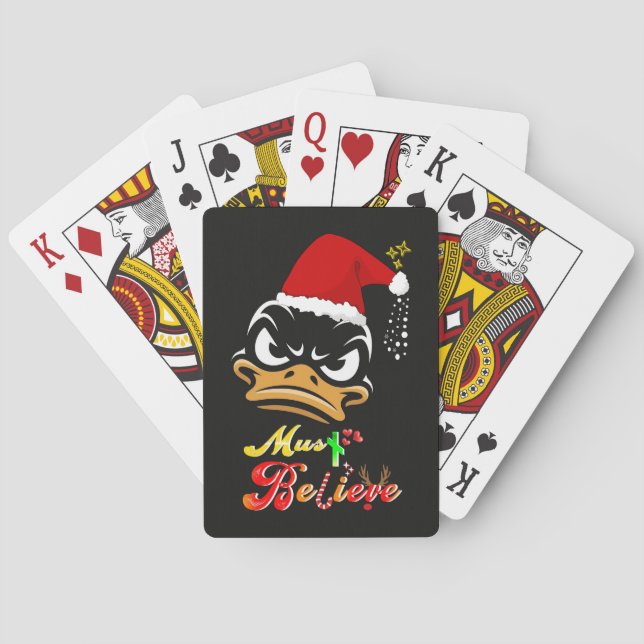 Måste Tro På Jul Casinokort (Baksidan)
