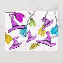 Måste vara häxans årstid vykort