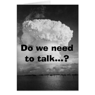 Måste vi prata..? hälsningskort