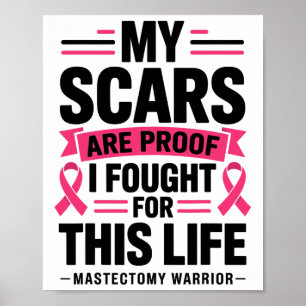Mastectomy Funny Breast Cancer 1 Poster