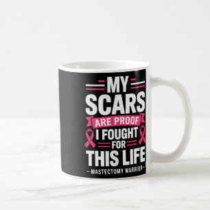 Mastectomy Funny Breast Cancer Kvinnor Kaffemugg