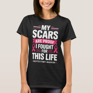 Mastectomy Funny Breast Cancer Kvinnor T Shirt