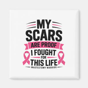 Mastectomy Funny Bröstcancer överlevande Magnet